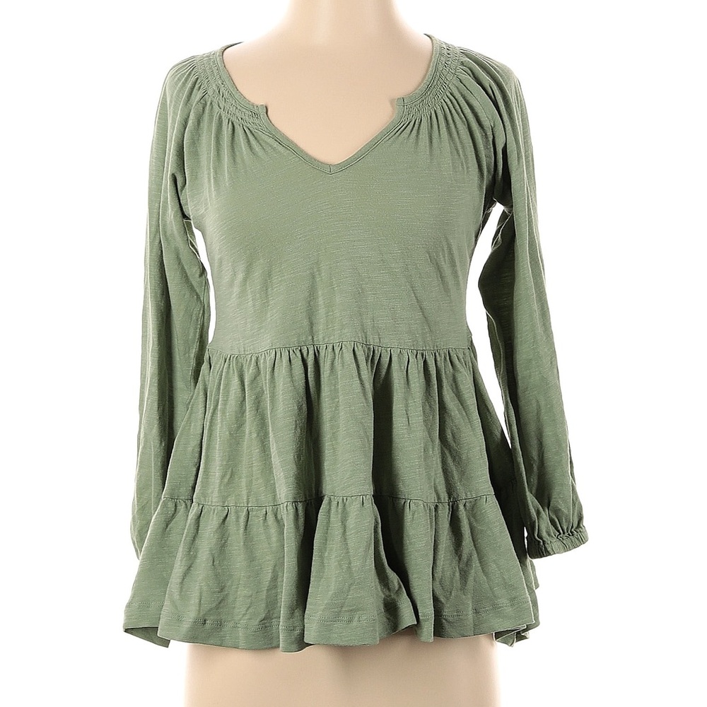 Maeve by Anthropologie - Medium Quarter Sleeve Babydoll Top